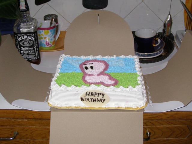The cake for my previous birthday :D